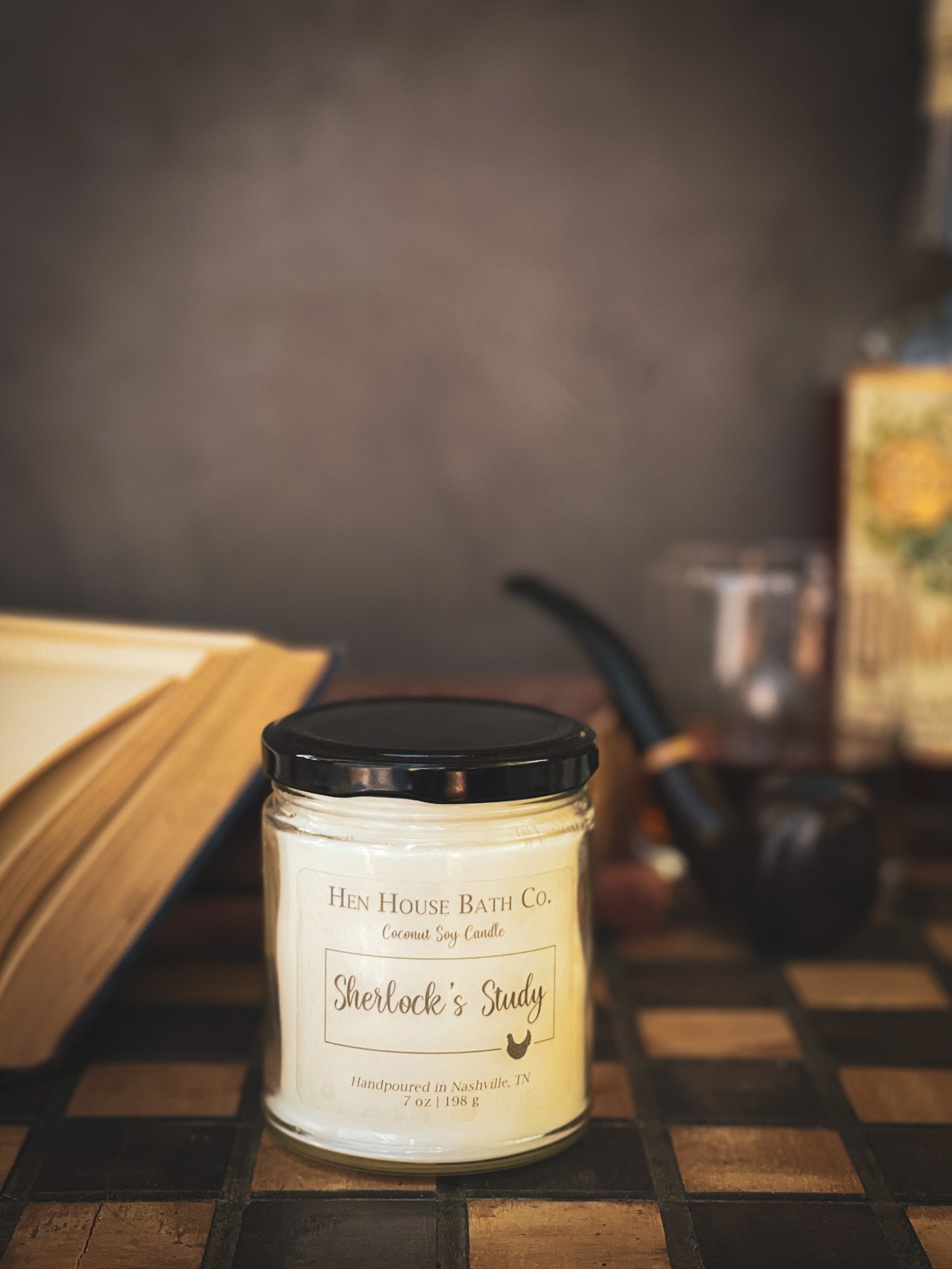 Sherlock's Study Coconut Soy Candle