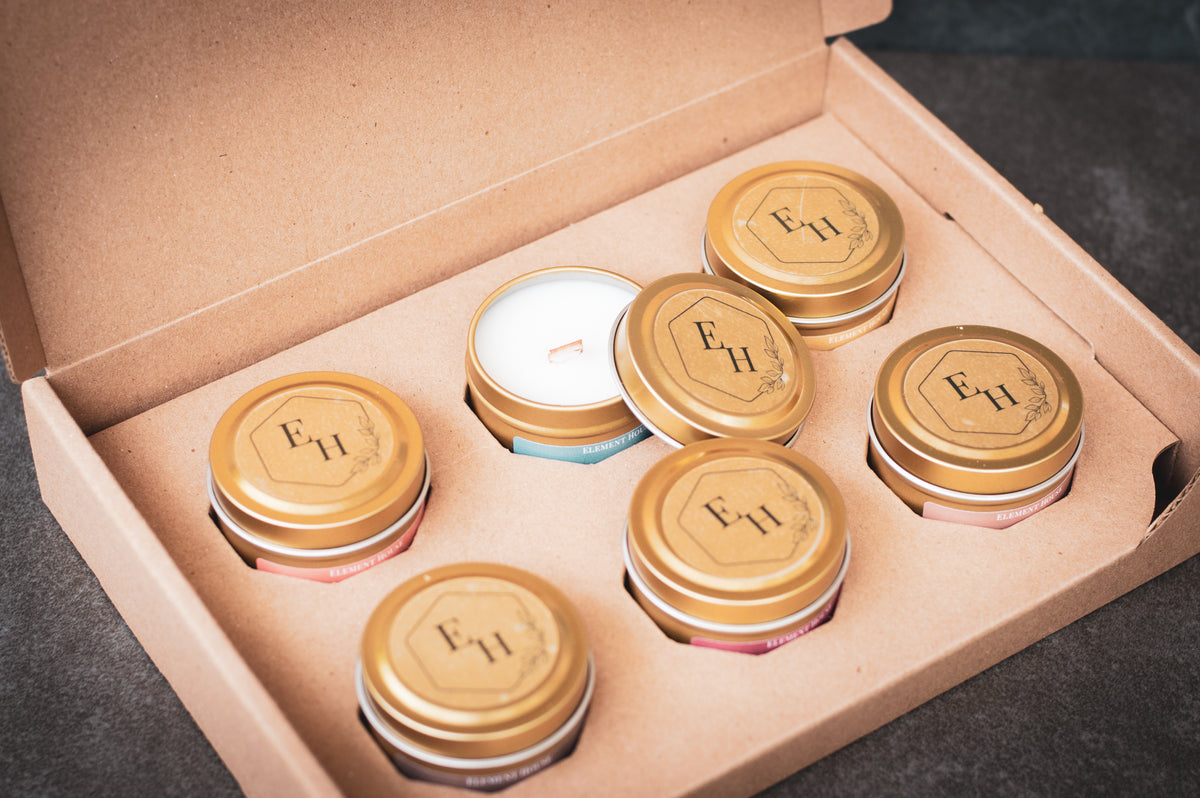 Fall/Winter Candle Discovery Box | 6 Scented Candle Samples