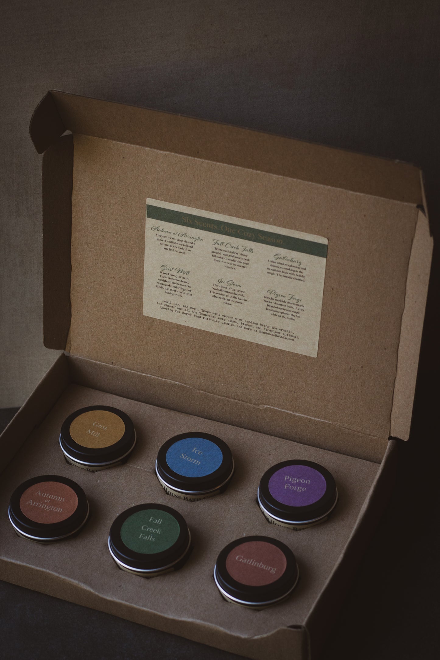 Mini Candle Discovery Box | Hearth & Hen Winter Classics Collection