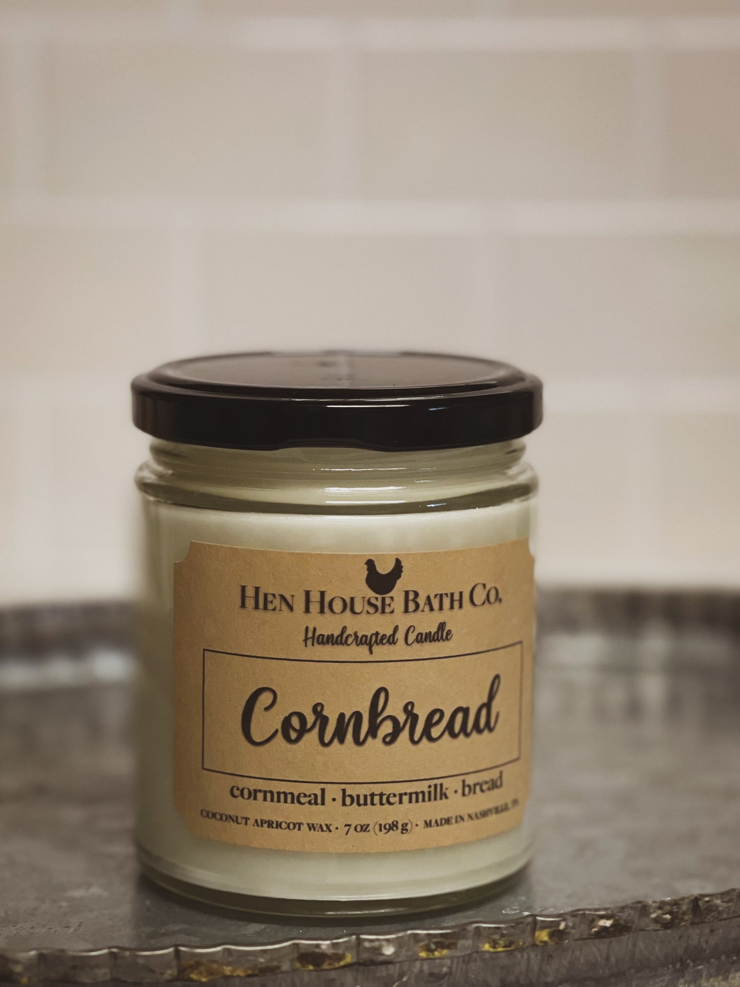 Cornbread Candle