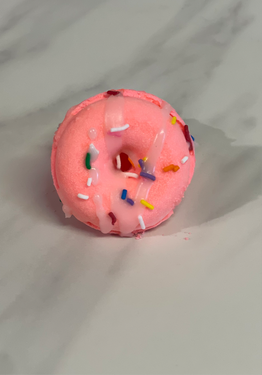 Fresh Peach Mini Donut Bath Bomb