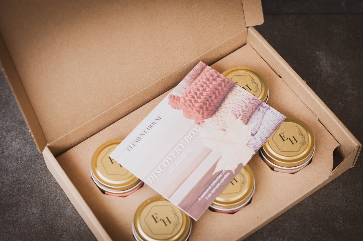 Fall/Winter Candle Discovery Box | 6 Scented Candle Samples