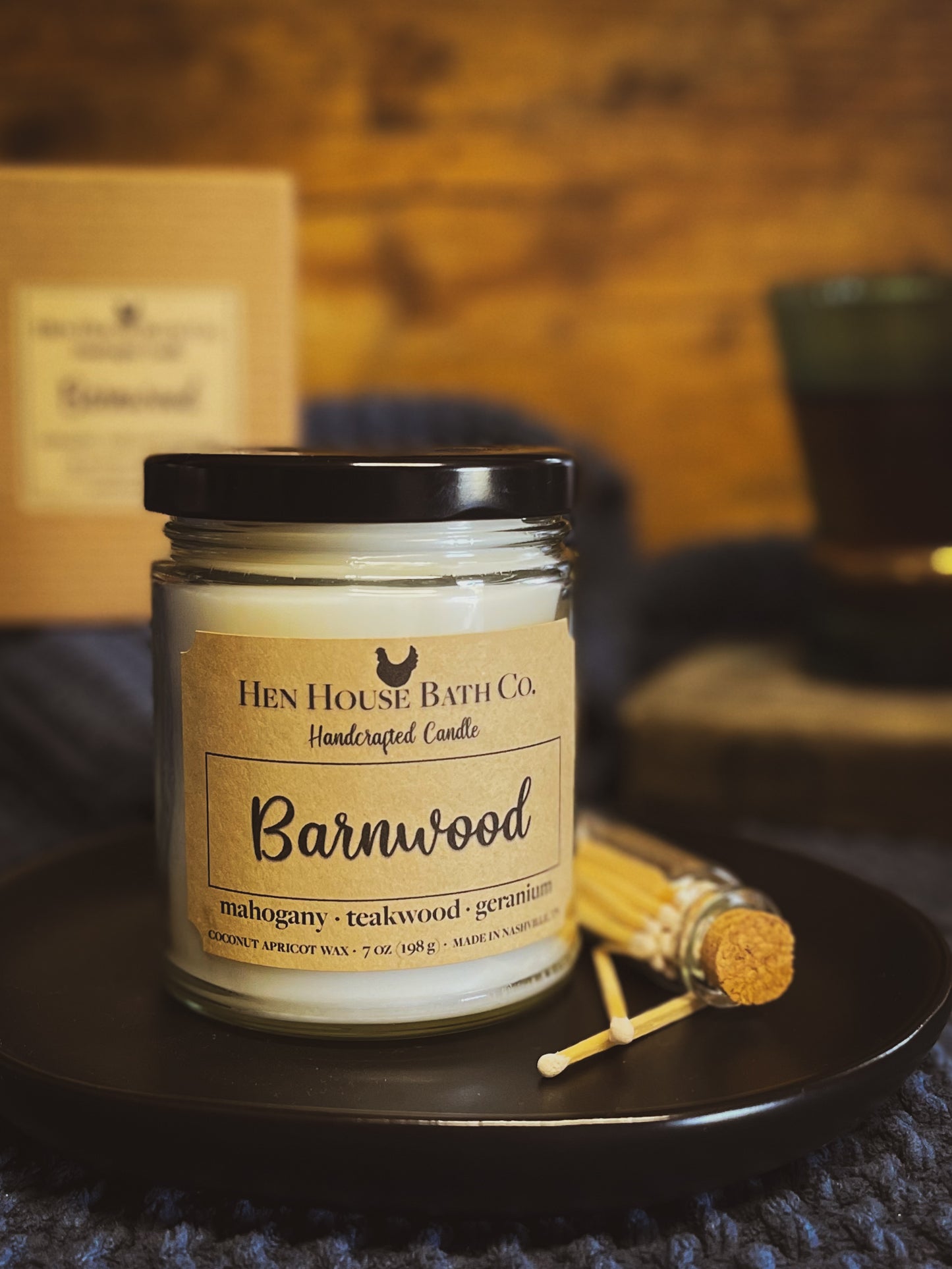 Barnwood Candle