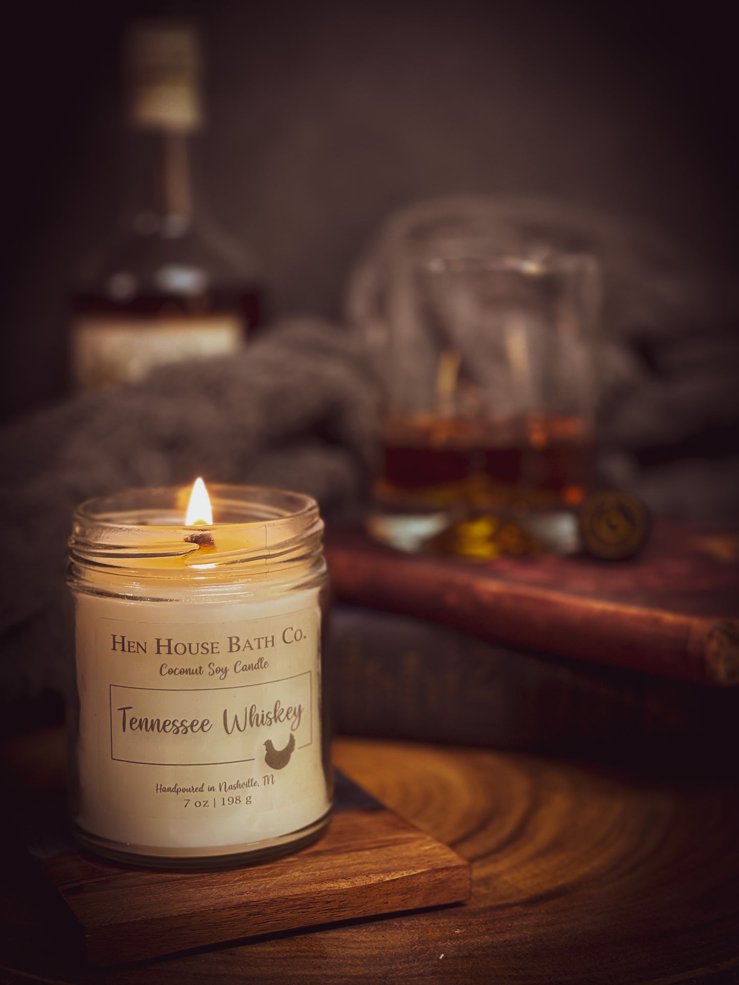 Tennessee Whiskey Coconut Soy Candle